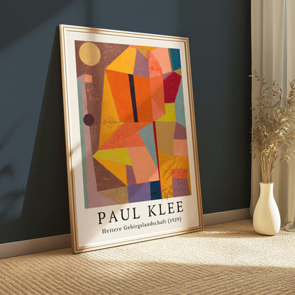 Premium Poster of Paul Klee Heitere Gebirgslandschaft 1929 Art Posters