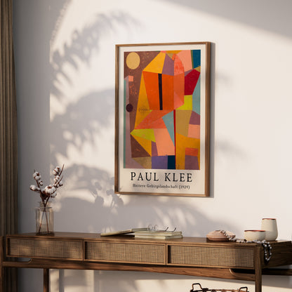 Premium Poster of Paul Klee Heitere Gebirgslandschaft 1929 Art Posters