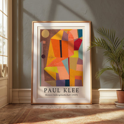 Premium Poster of Paul Klee Heitere Gebirgslandschaft 1929 Art Posters