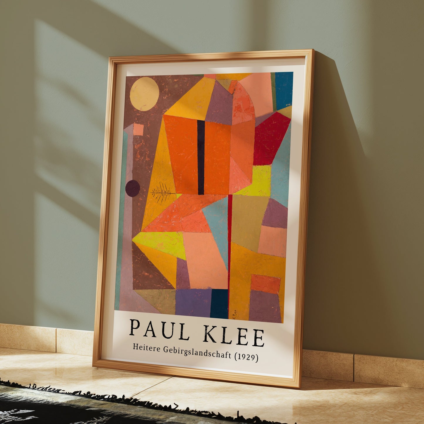 Premium Poster of Paul Klee Heitere Gebirgslandschaft 1929 Art Posters