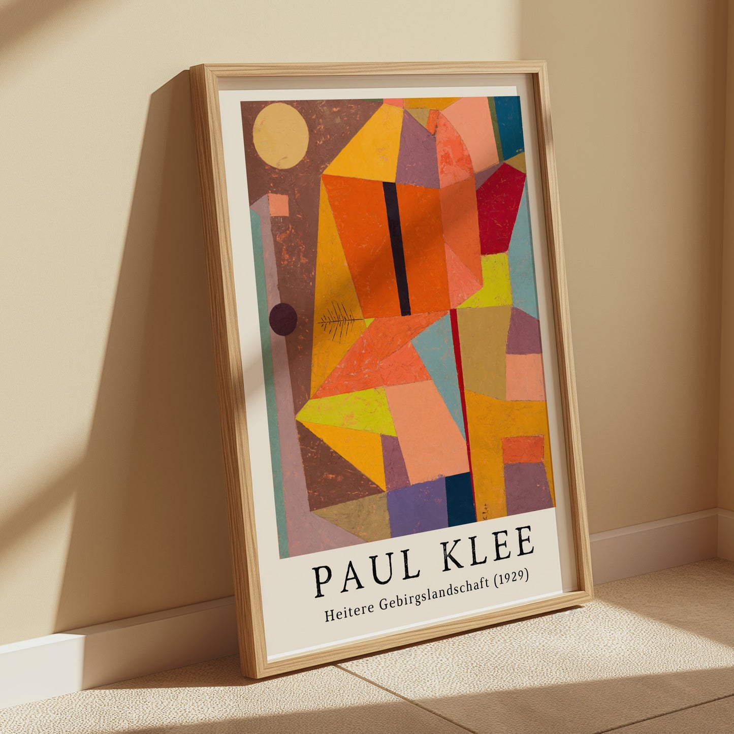 Premium Poster of Paul Klee Heitere Gebirgslandschaft 1929 Art Posters