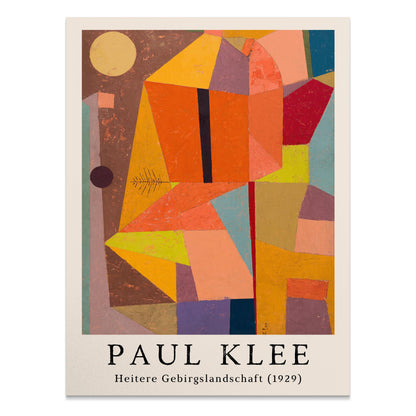 Premium Poster of Paul Klee Heitere Gebirgslandschaft 1929 Art Posters
