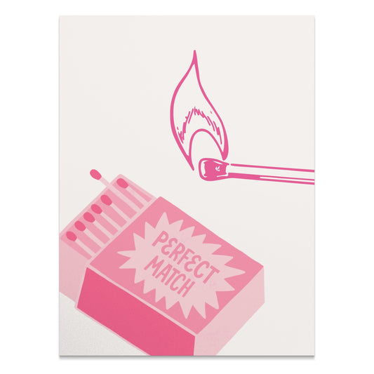 Premium Poster of Perfect Match Striking Design Matchbox Art Posters