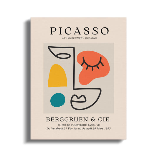 Premium Poster of Picasso Berggruen & Cie Les Dejeuners Dessins Canvas Wraps