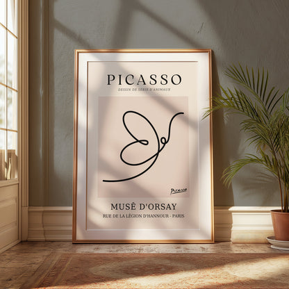 Premium Poster of Picasso Dessin de Série d'Animaux Musé D'Orsay Posters