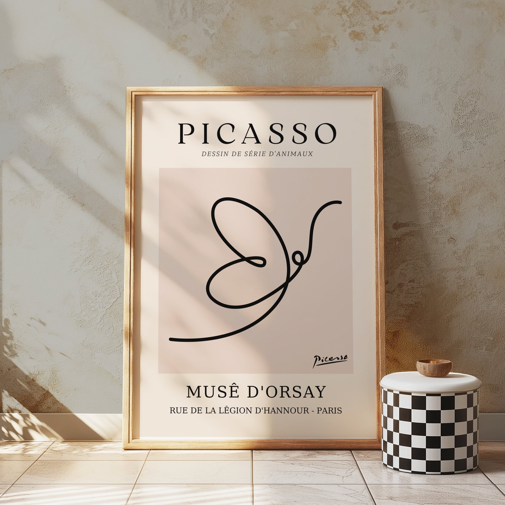 Premium Poster of Picasso Dessin de Série d'Animaux Musé D'Orsay Posters