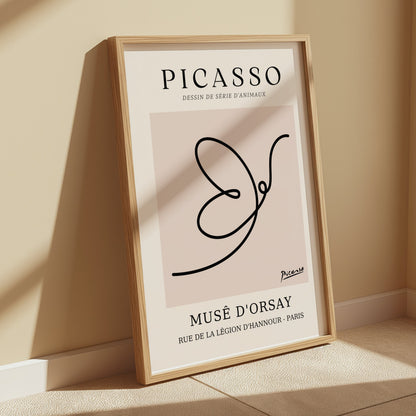 Premium Poster of Picasso Dessin de Série d'Animaux Musé D'Orsay Posters