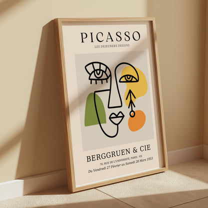 Premium Poster of Picasso Exhibition Poster Paris Art Show Posters