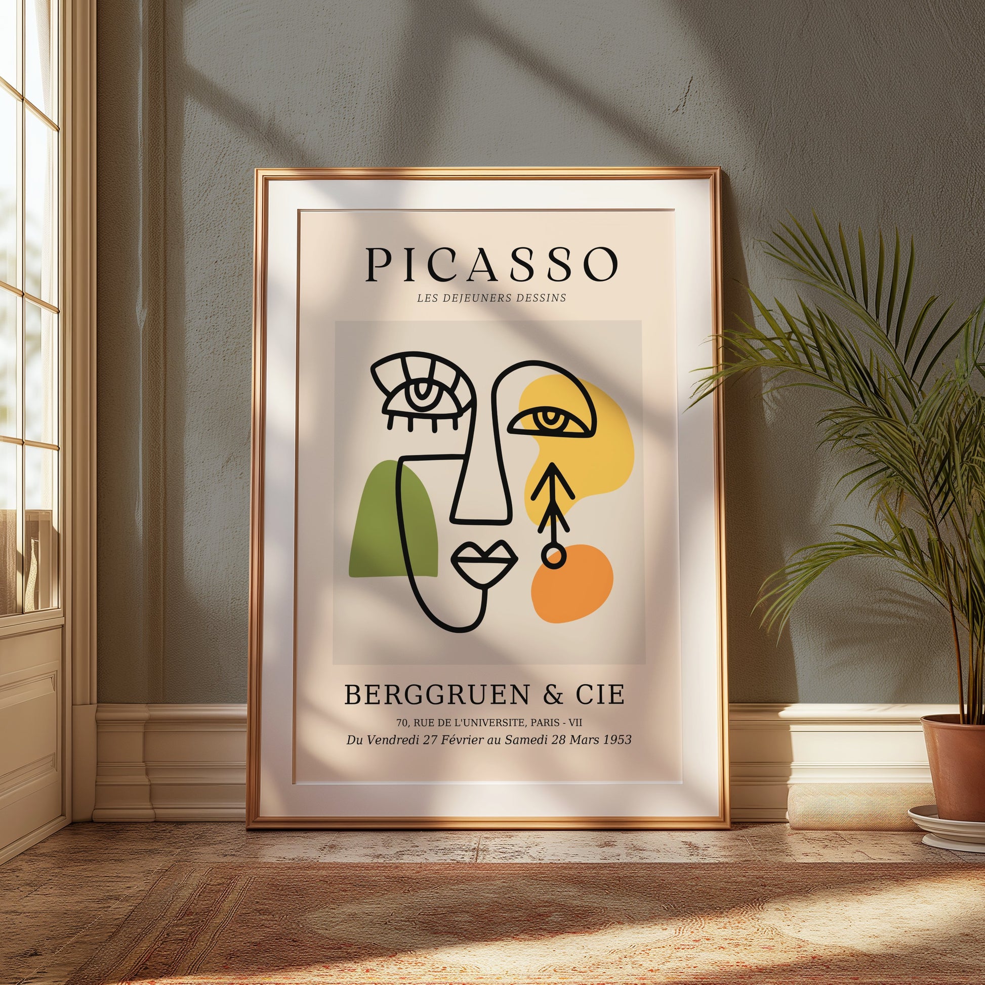Premium Poster of Picasso Exhibition Poster Paris Art Show Posters