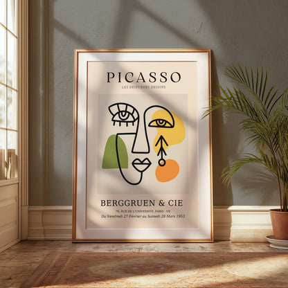Premium Poster of Picasso Exhibition Poster Paris Art Show Posters