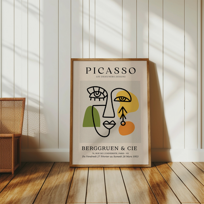 Premium Poster of Picasso Exhibition Poster Paris Art Show Posters