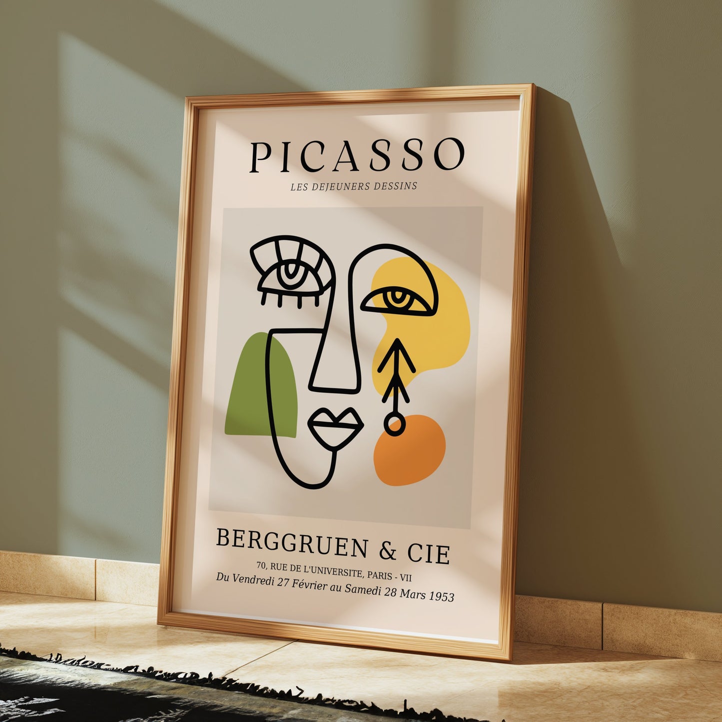 Premium Poster of Picasso Exhibition Poster Paris Art Show Posters