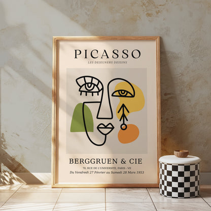 Premium Poster of Picasso Exhibition Poster Paris Art Show Posters