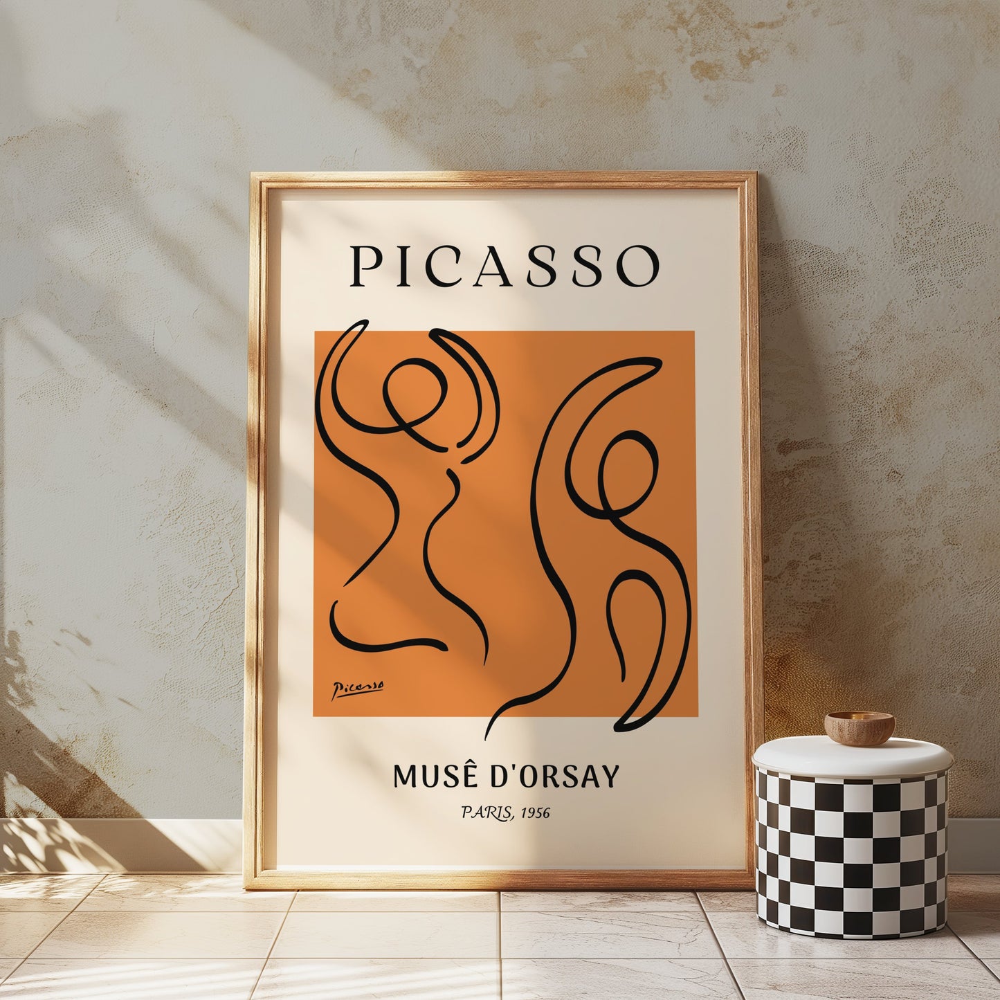 Premium Poster of Picasso Muse D'Orsay Paris 1956 Art Print Posters