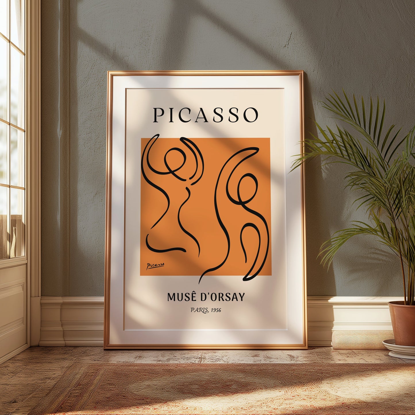 Premium Poster of Picasso Muse D'Orsay Paris 1956 Art Print Posters