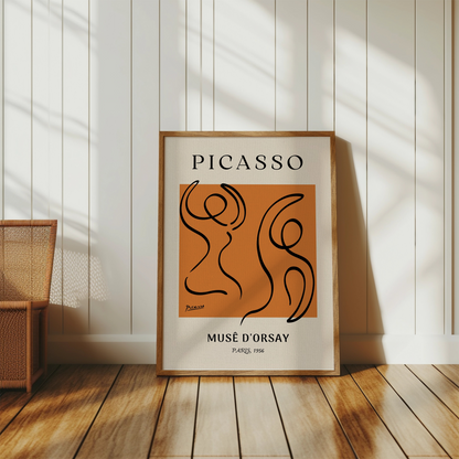 Premium Poster of Picasso Muse D'Orsay Paris 1956 Art Print Posters
