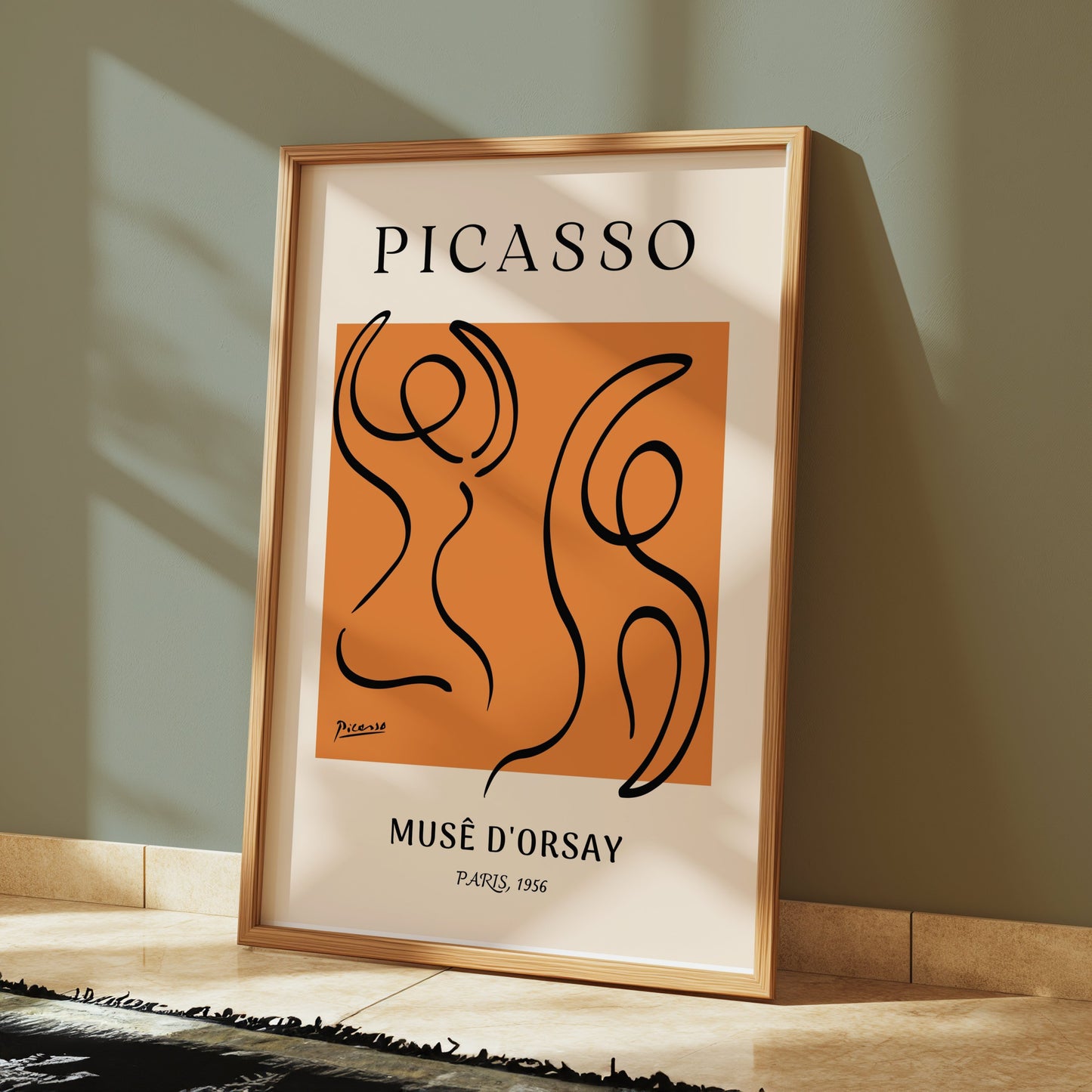 Premium Poster of Picasso Muse D'Orsay Paris 1956 Art Print Posters
