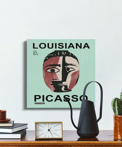 Premium Poster of Picasso Wall Art Mask Design Poster Canvas Wraps