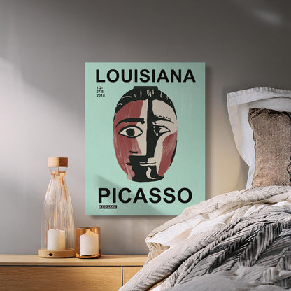 Premium Poster of Picasso Wall Art Mask Design Poster Canvas Wraps