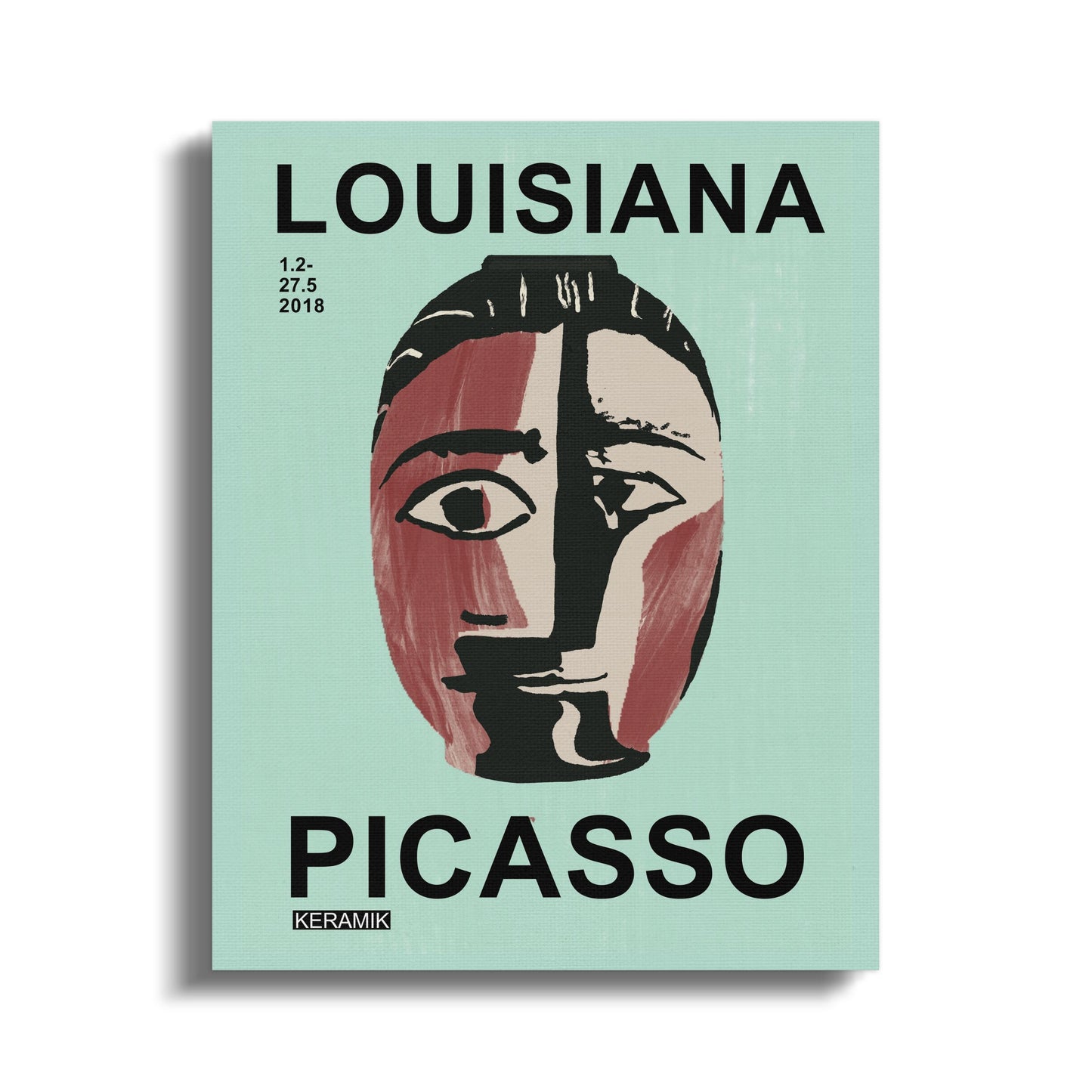Premium Poster of Picasso Wall Art Mask Design Poster Canvas Wraps
