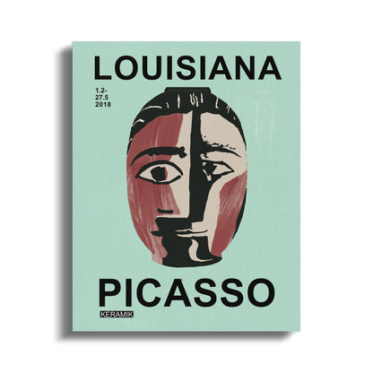 Premium Poster of Picasso Wall Art Mask Design Poster Canvas Wraps