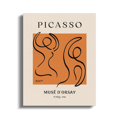 Premium Poster of Picasso Wall Art Muse D'Orsay 1956 Canvas Wraps