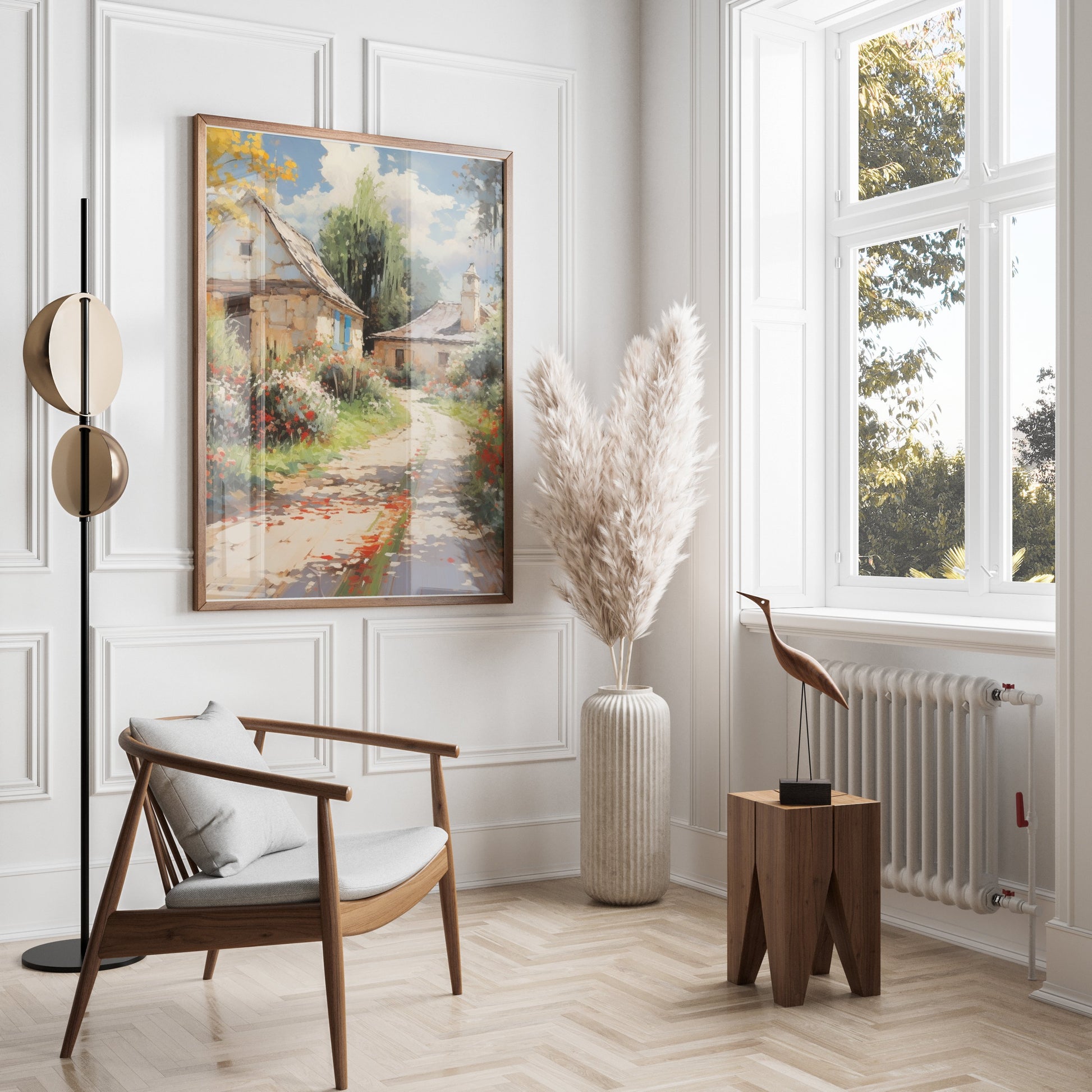 Premium Poster of Picturesque Country Cottage Pathway Posters