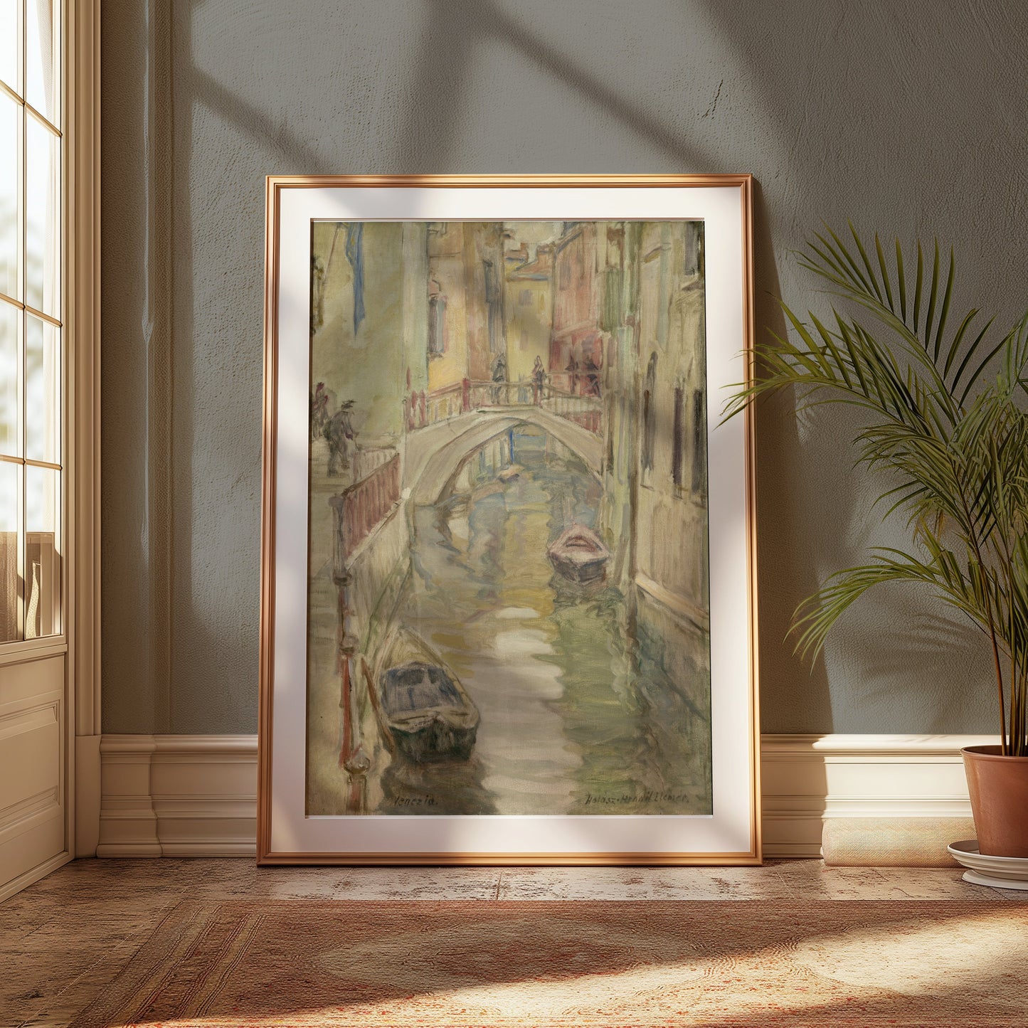 Premium Poster of Picturesque Venice Canal Scene Fine Art Posters