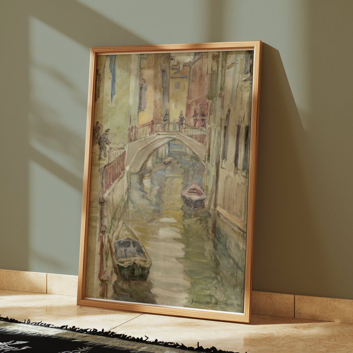 Premium Poster of Picturesque Venice Canal Scene Fine Art Posters