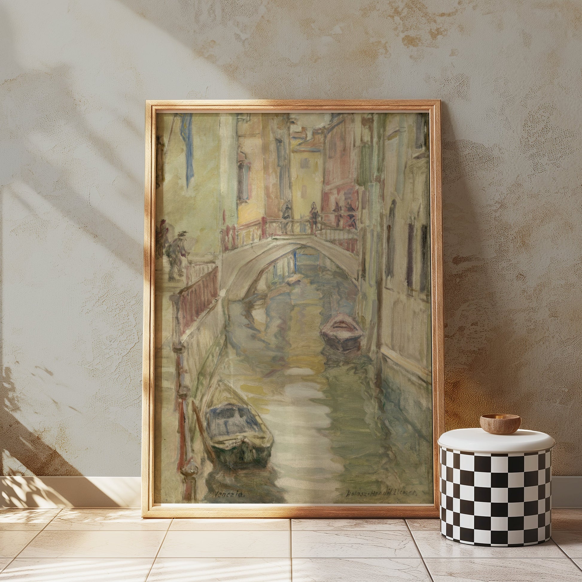 Premium Poster of Picturesque Venice Canal Scene Fine Art Posters