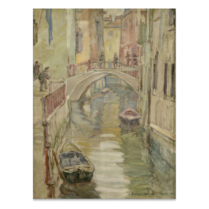 Premium Poster of Picturesque Venice Canal Scene Fine Art Posters