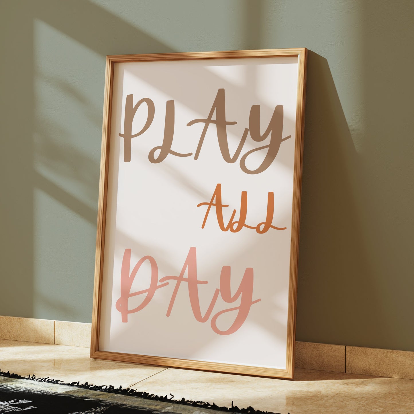 Premium Poster of Play All Day Motivational Inspirational Posters