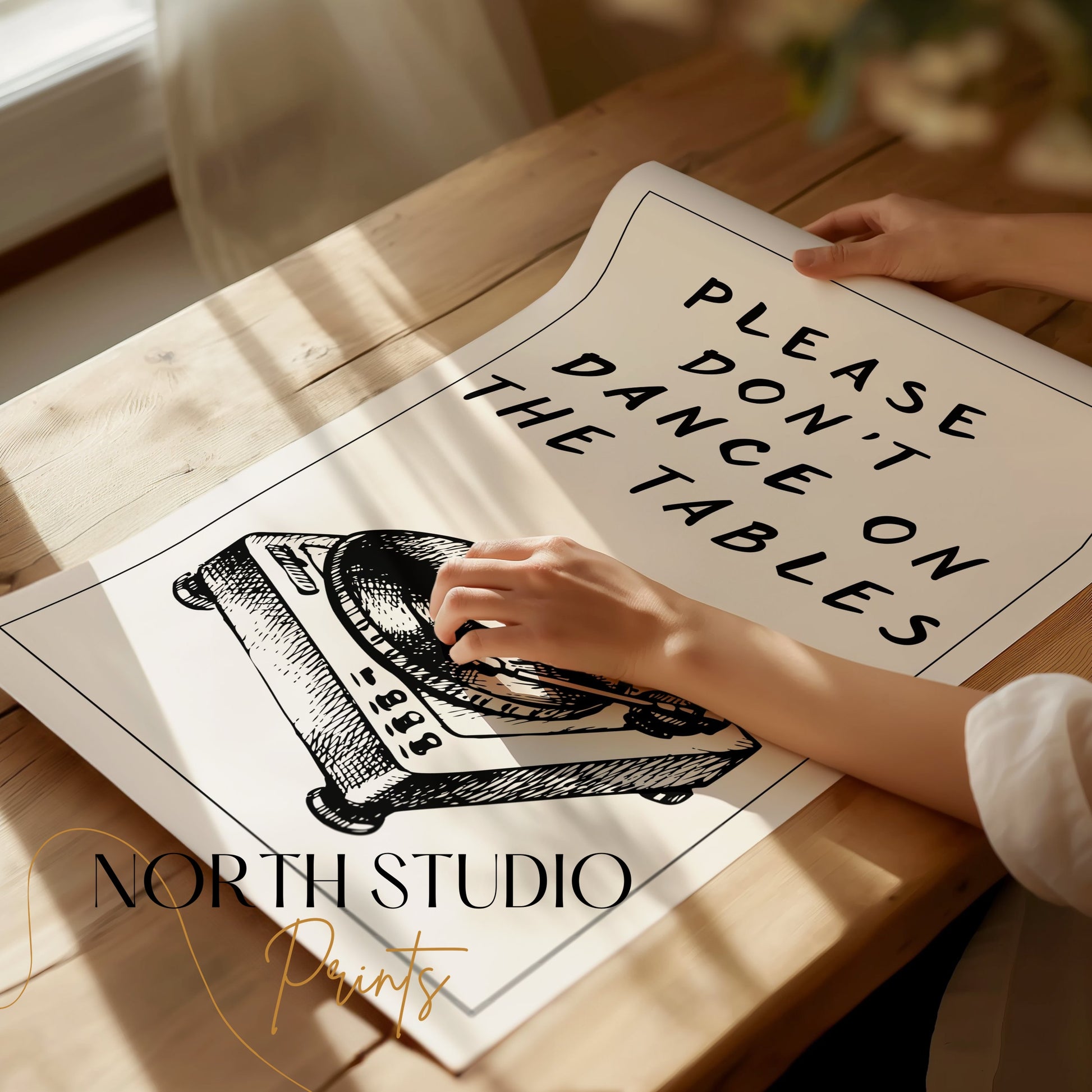 Premium Poster of Please Don't Dance On The Tables Art Posters