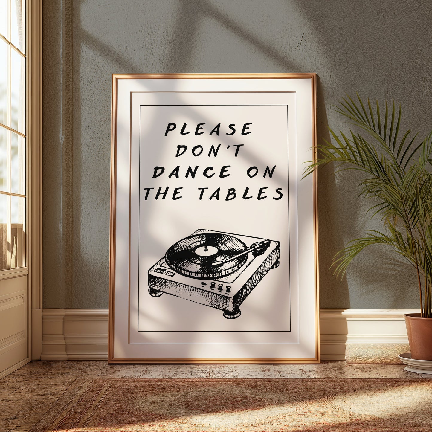 Premium Poster of Please Don't Dance On The Tables Art Posters