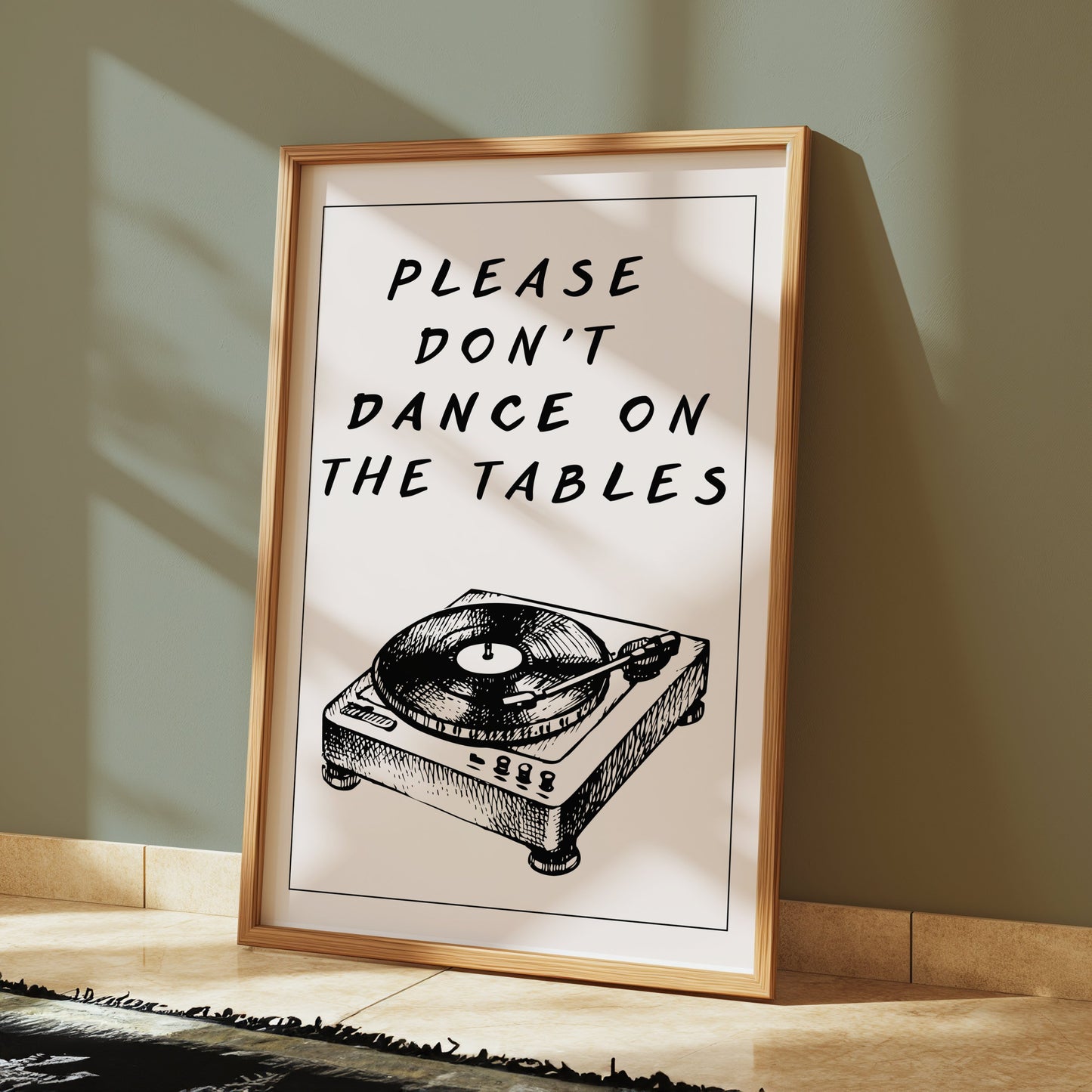 Premium Poster of Please Don't Dance On The Tables Art Posters