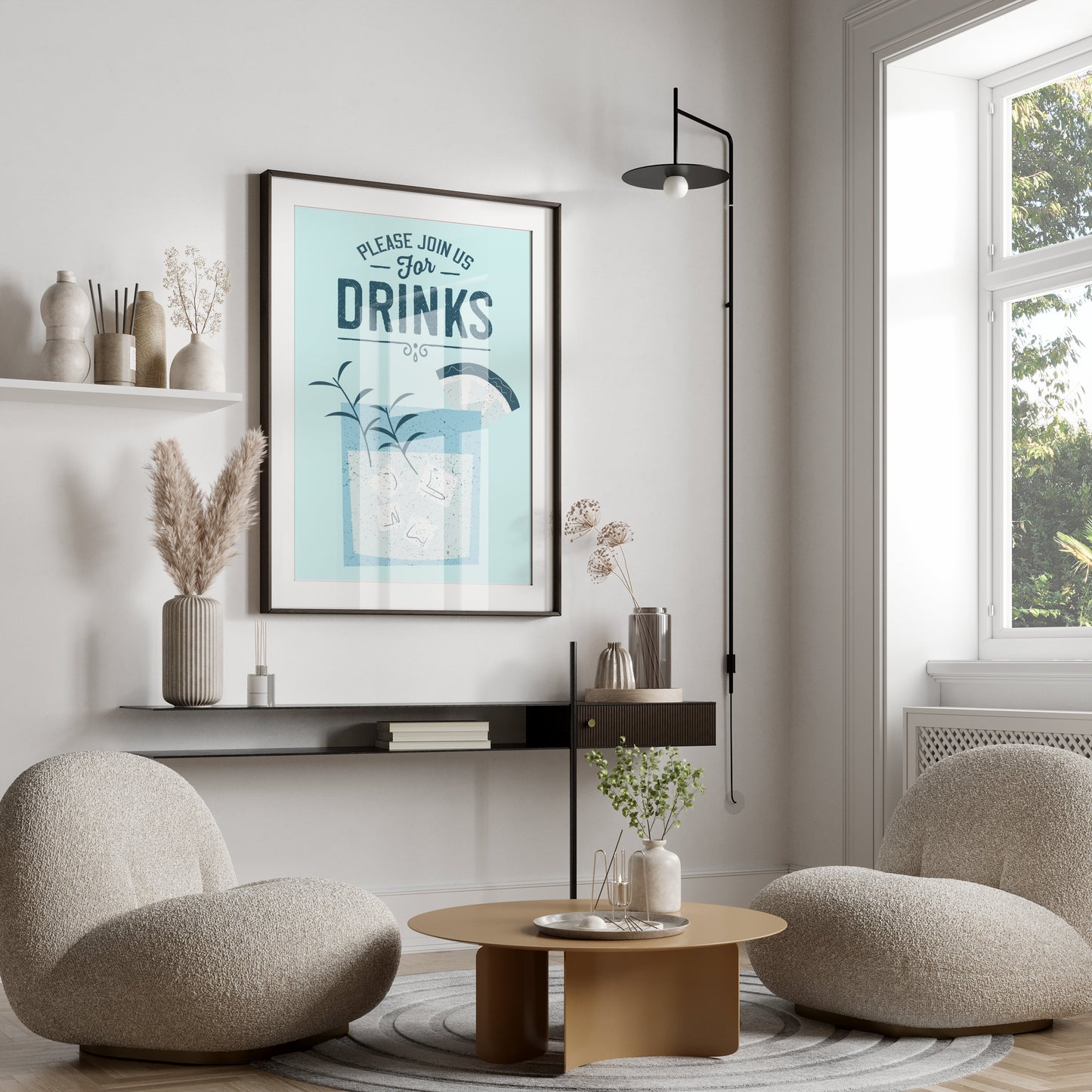 Premium Poster of Please Join Us for Drinks Decorative Art Posters