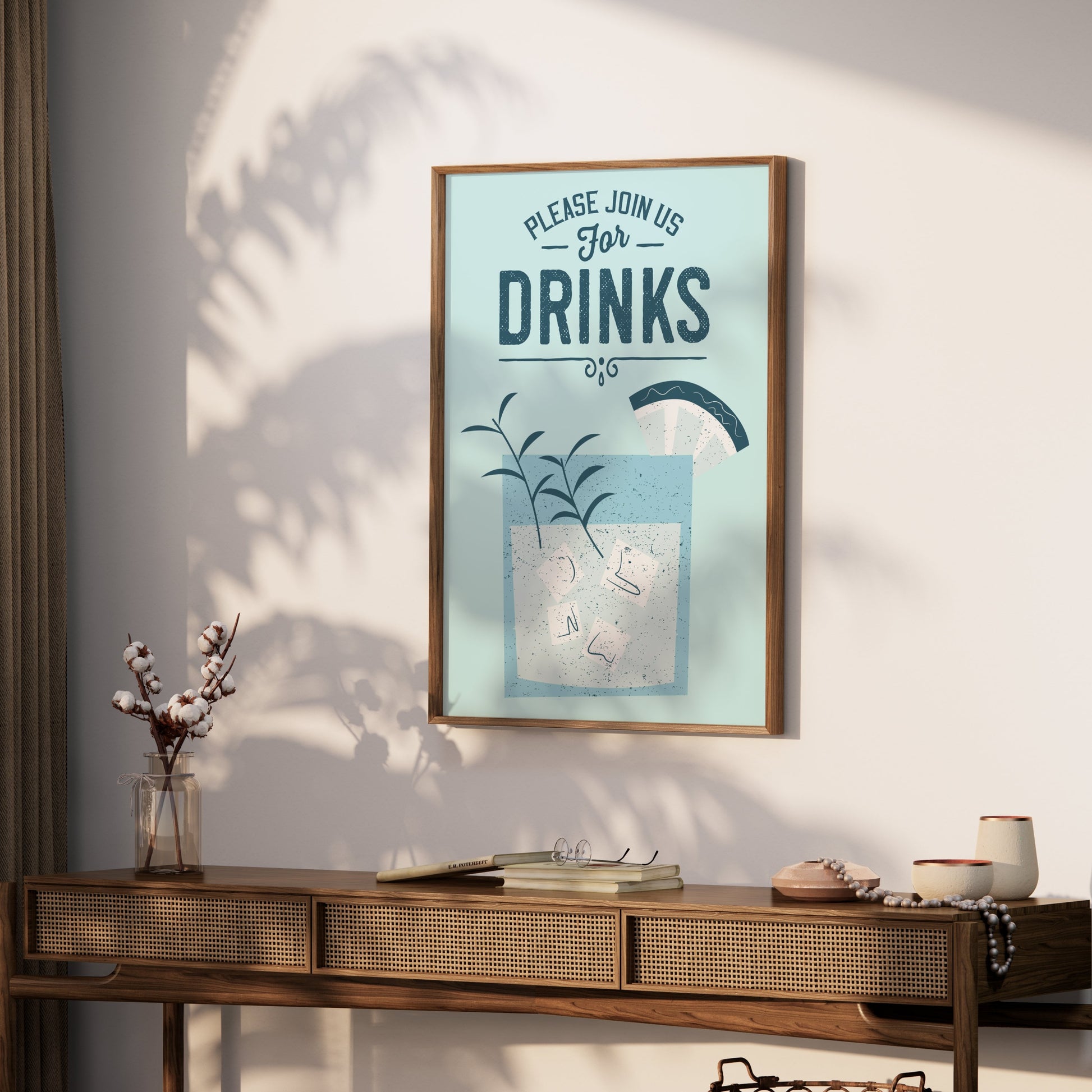 Premium Poster of Please Join Us for Drinks Decorative Art Posters