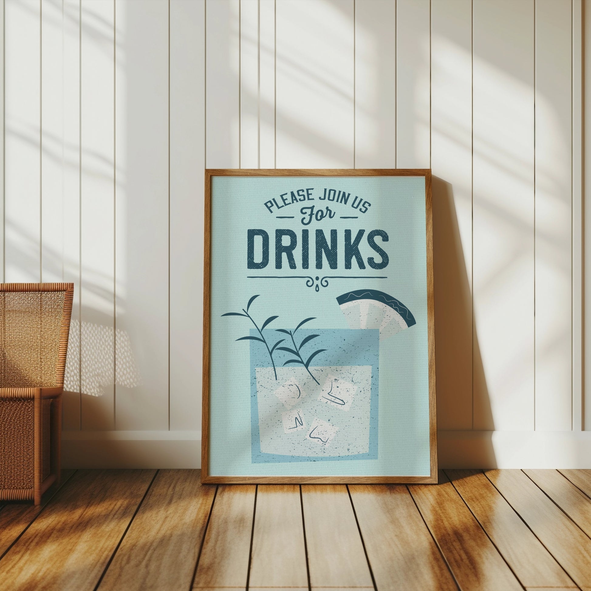 Premium Poster of Please Join Us for Drinks Decorative Art Posters