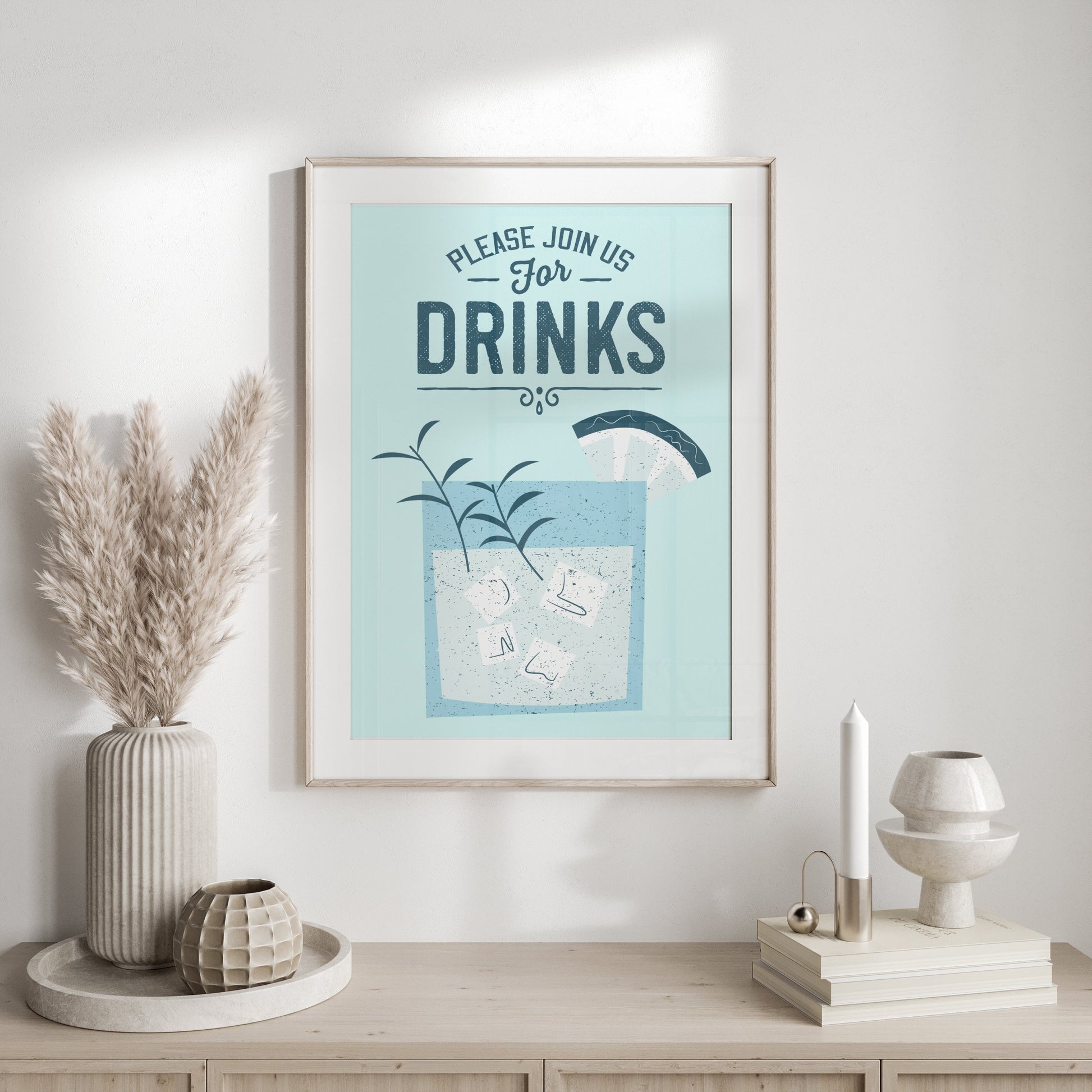 Premium Poster of Please Join Us for Drinks Decorative Art Posters