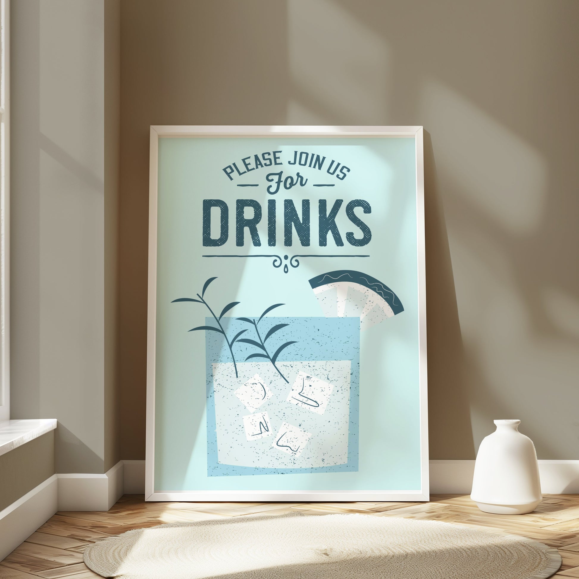 Premium Poster of Please Join Us for Drinks Decorative Art Posters