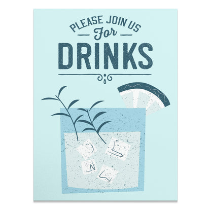 Premium Poster of Please Join Us for Drinks Decorative Art Posters