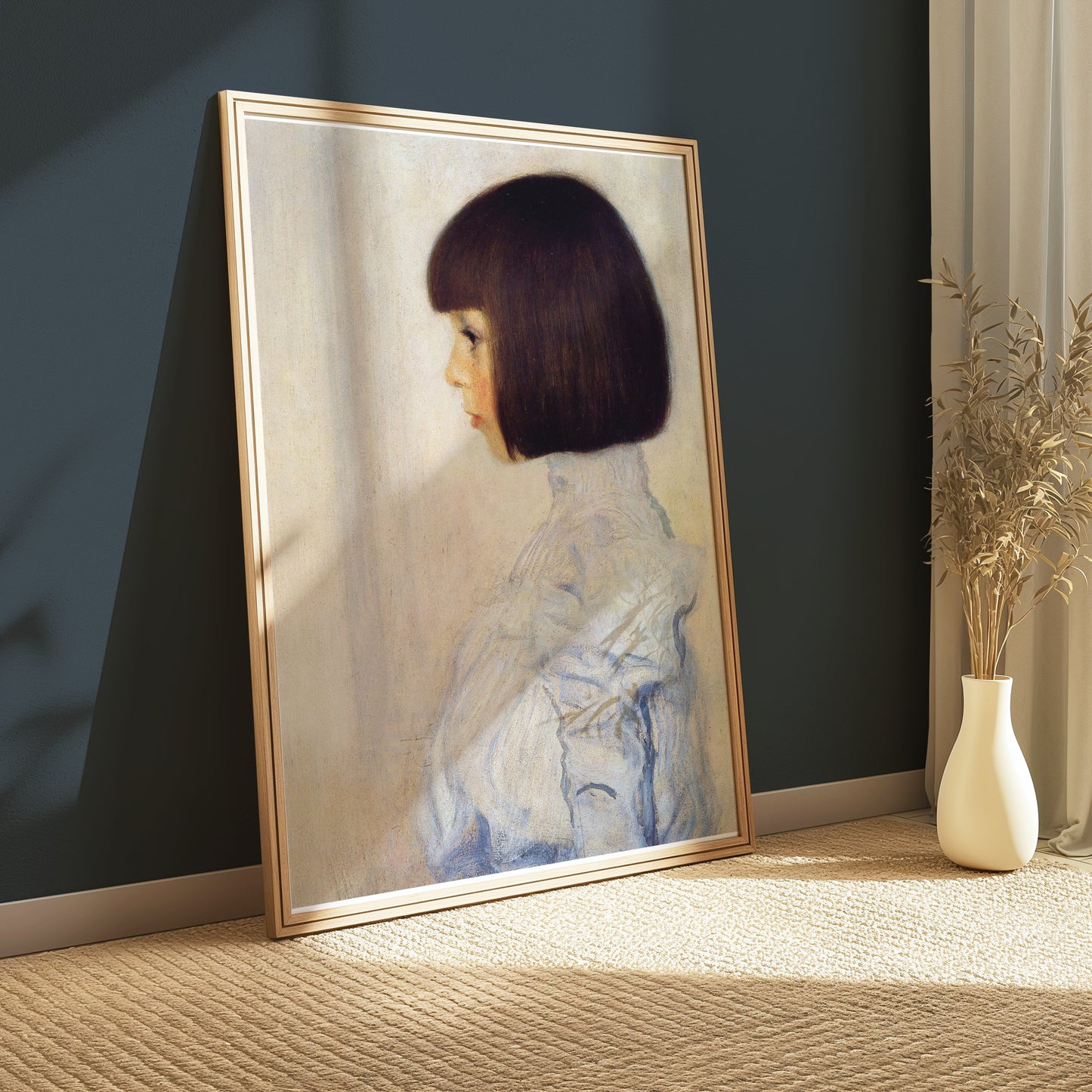 Premium Poster of Portrait of a Child in Vintage Style Art Posters
