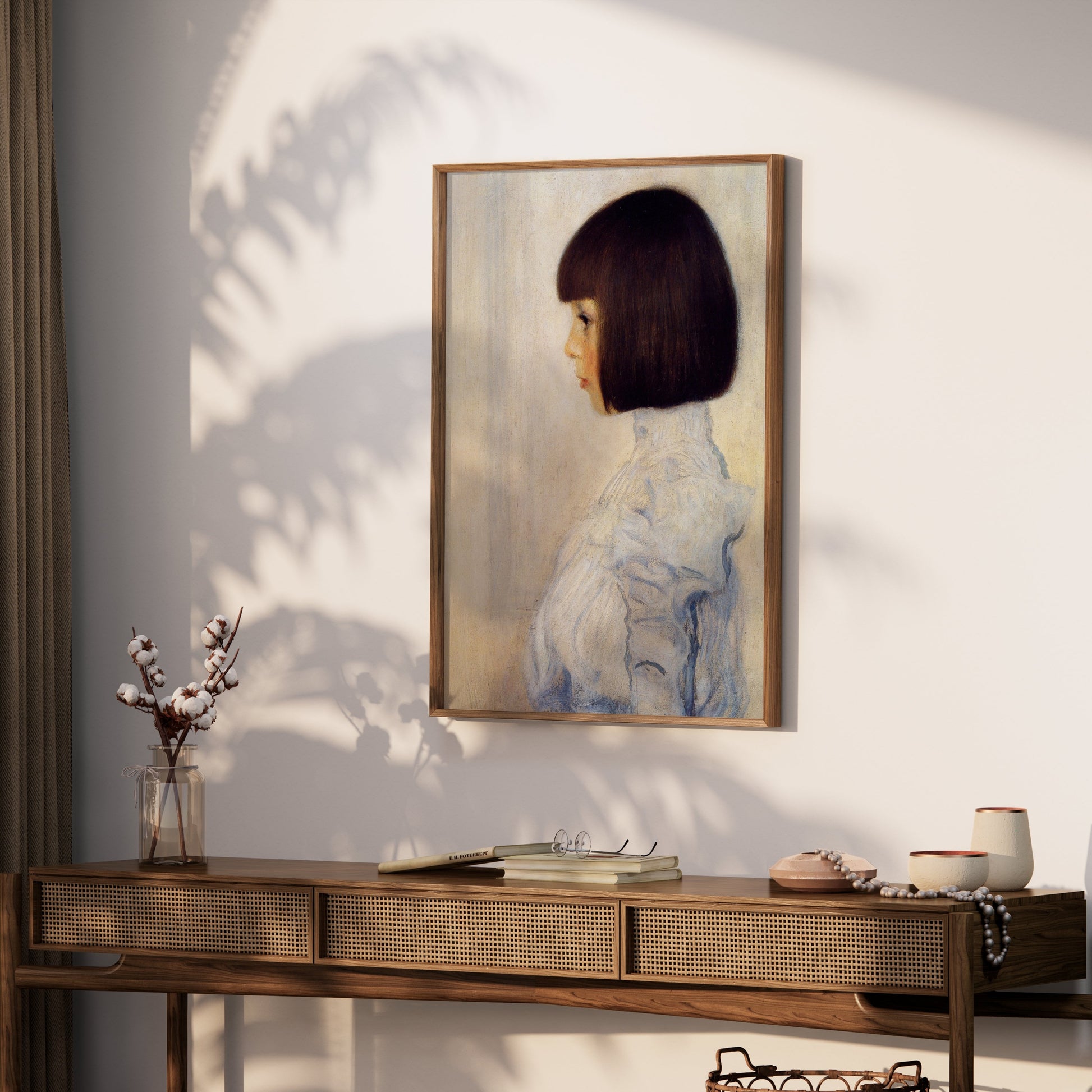Premium Poster of Portrait of a Child in Vintage Style Art Posters