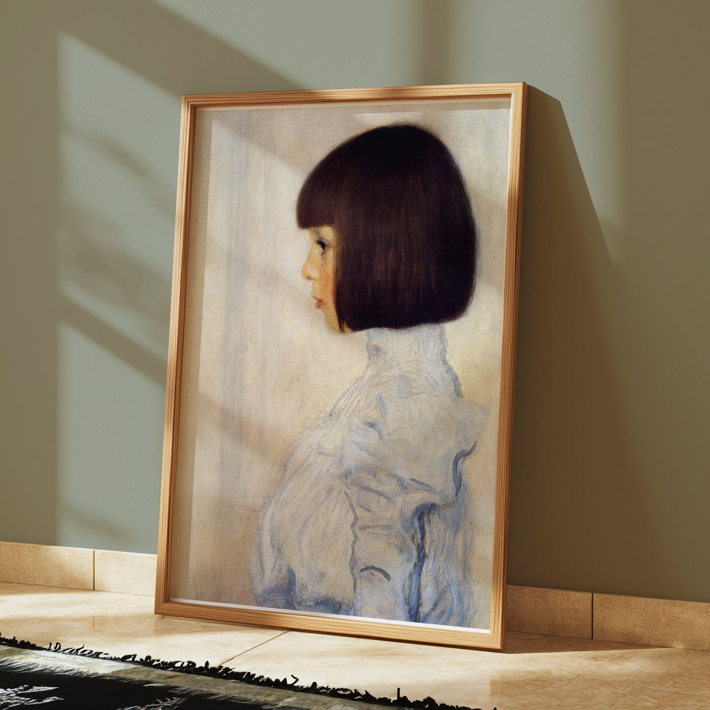 Premium Poster of Portrait of a Child in Vintage Style Art Posters