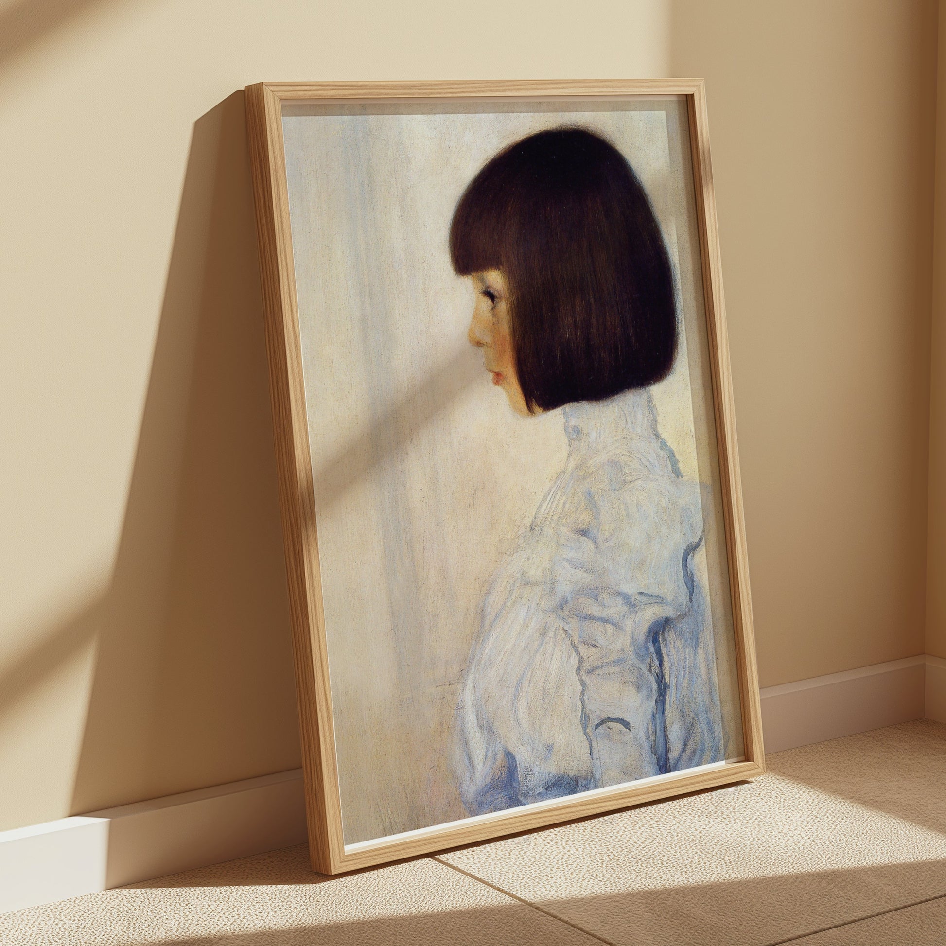 Premium Poster of Portrait of a Child in Vintage Style Art Posters