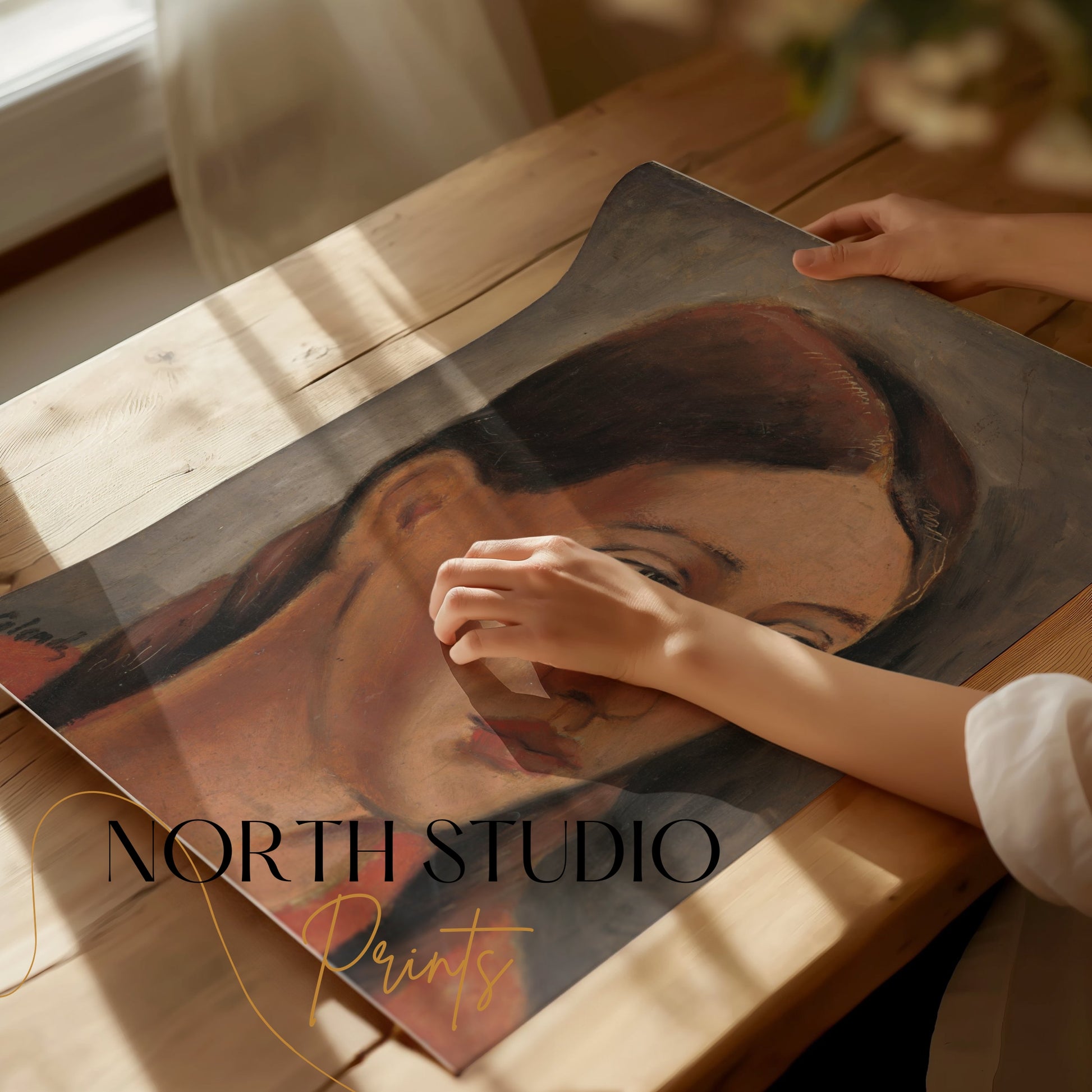 Premium Poster of Portrait of a Young Woman Giclee Art Wall Posters