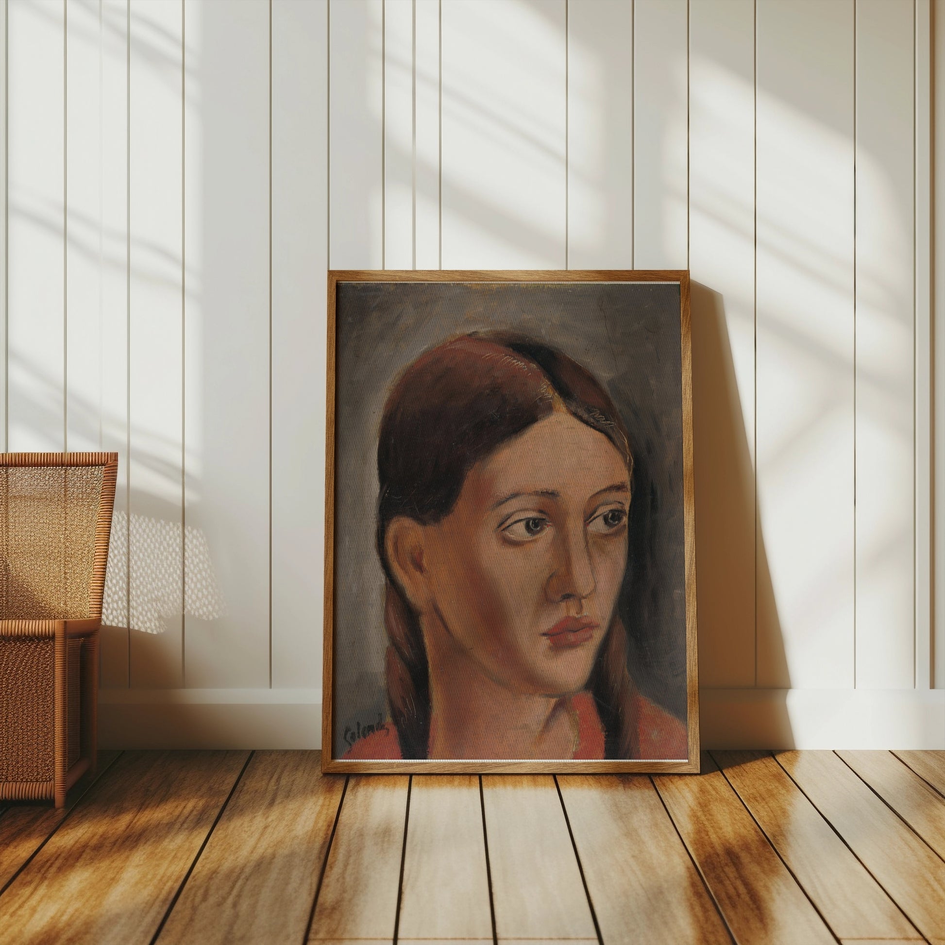 Premium Poster of Portrait of a Young Woman Giclee Art Wall Posters