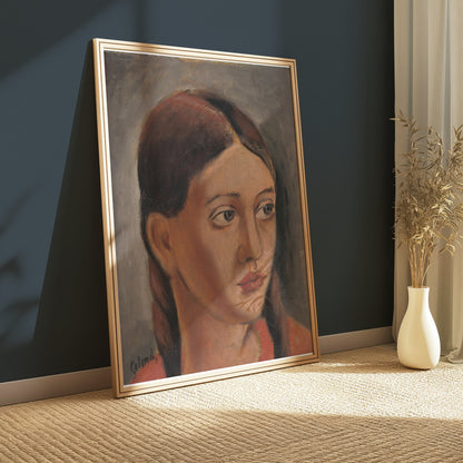 Premium Poster of Portrait of a Young Woman Giclee Art Wall Posters