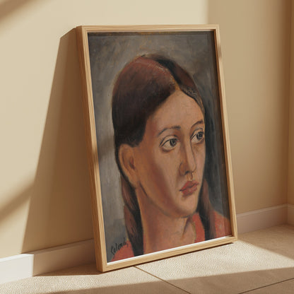 Premium Poster of Portrait of a Young Woman Giclee Art Wall Posters