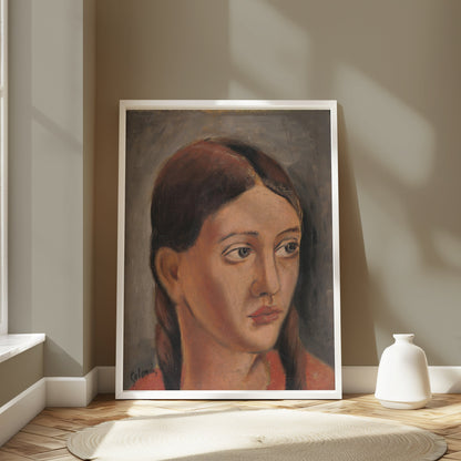 Premium Poster of Portrait of a Young Woman Giclee Art Wall Posters